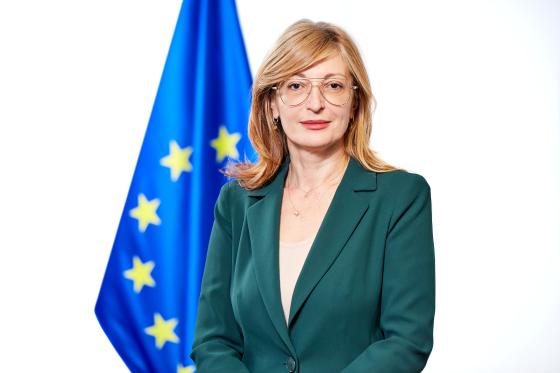 Portrettbilde av EU-kommisæren for forskning, Ekaterina Zaharieva