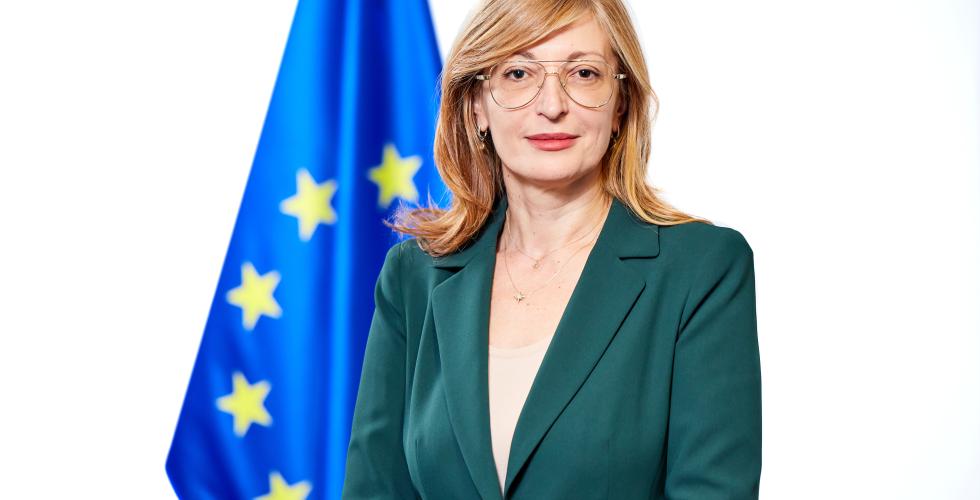 Portrettbilde av EU-kommisæren for forskning, Ekaterina Zaharieva