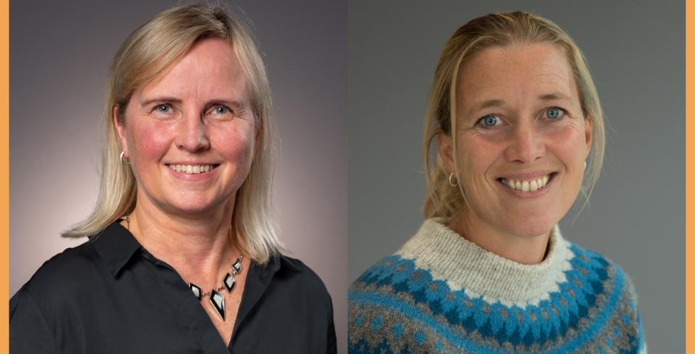 Portrettbilde av Kristin H. Dyrstad og Kristin F. Tjelle