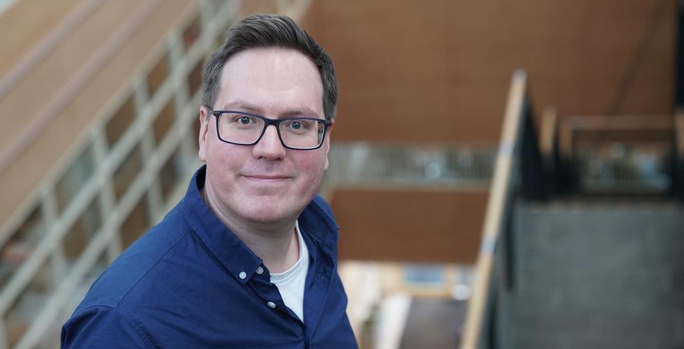 Portrettbilde av Karl Henrik S. Rein&aring;s, leder for Stipendiatorganisasjonene i Norge